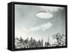 Spinning UFO over Merlin, Oregon-null-Framed Stretched Canvas