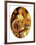 "Spinning Wheel,"March 14, 1931-Joseph Christian Leyendecker-Framed Giclee Print