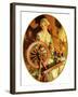 "Spinning Wheel,"March 14, 1931-Joseph Christian Leyendecker-Framed Giclee Print