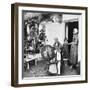 Spinning Wool Yarn, Cliffony, Sligo, 1908-1909-R Welch-Framed Giclee Print