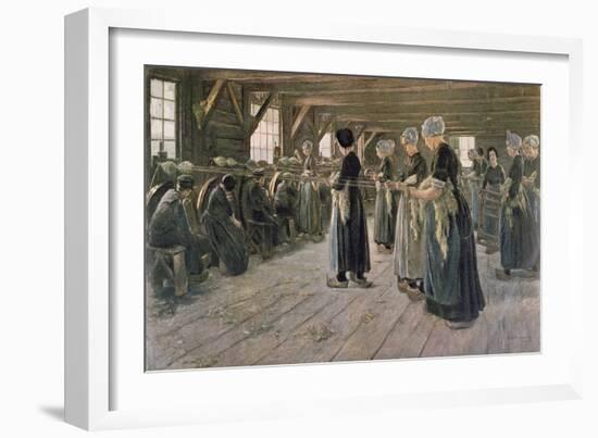 Spinning Workshop in Laren, 1889-Max Liebermann-Framed Giclee Print