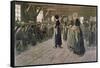 Spinning Workshop in Laren, 1889-Max Liebermann-Framed Stretched Canvas