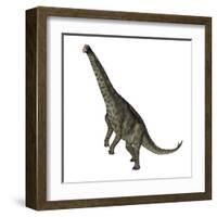 Spinophorosaurus Dinosaur Standing Up-Stocktrek Images-Framed Art Print