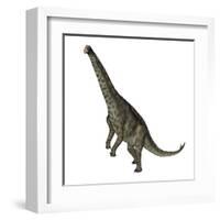 Spinophorosaurus Dinosaur Standing Up-Stocktrek Images-Framed Art Print