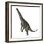 Spinophorosaurus Dinosaur Standing Up-Stocktrek Images-Framed Art Print