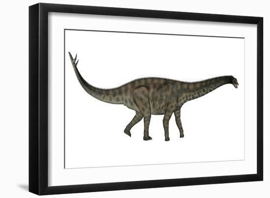 Spinophorosaurus Dinosaur-Stocktrek Images-Framed Art Print