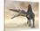 Spinosaurus Dinosaur Roaring in the Desert-null-Stretched Canvas