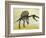 Spinosaurus Dinosaur Skeleton-Stocktrek Images-Framed Art Print