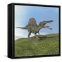 Spinosaurus Dinosaur-null-Framed Stretched Canvas