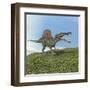 Spinosaurus Dinosaur-null-Framed Art Print