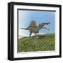 Spinosaurus Dinosaur-null-Framed Art Print