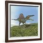 Spinosaurus Dinosaur-null-Framed Art Print