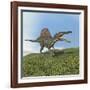 Spinosaurus Dinosaur-null-Framed Art Print