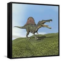 Spinosaurus Dinosaur-null-Framed Stretched Canvas