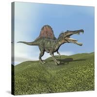 Spinosaurus Dinosaur-null-Stretched Canvas