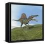 Spinosaurus Dinosaur-null-Framed Stretched Canvas