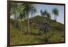 Spinosaurus Hunting in an Open Field-null-Framed Art Print