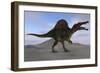 Spinosaurus on Barren Terrain-null-Framed Premium Giclee Print