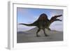 Spinosaurus on Barren Terrain-null-Framed Premium Giclee Print