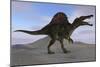 Spinosaurus on Barren Terrain-null-Mounted Premium Giclee Print