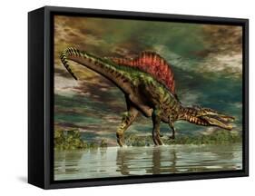 Spinosaurus Was a Large Theropod Dinosaur from the Cretaceous Period-null-Framed Stretched Canvas