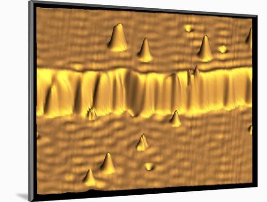 Spintronics Research, STM-A. Yazdani and D.J. Hornbaker-Mounted Photographic Print