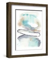 Spiral Bloom I-Jennifer Goldberger-Framed Art Print