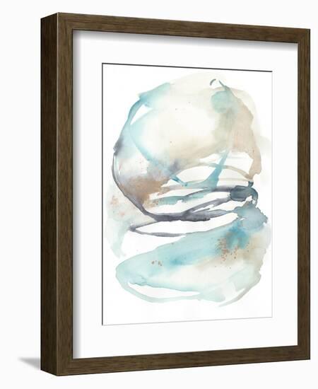 Spiral Bloom II-Jennifer Goldberger-Framed Art Print