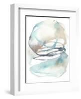 Spiral Bloom II-Jennifer Goldberger-Framed Art Print