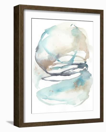 Spiral Bloom II-Jennifer Goldberger-Framed Art Print