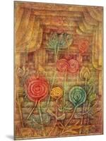 Spiral Flowers-Paul Klee-Mounted Giclee Print