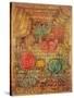 Spiral Flowers-Paul Klee-Stretched Canvas