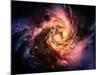 Spiral Galaxy In A Dark Space, Abstract Background-molodec-Mounted Photographic Print