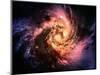 Spiral Galaxy In A Dark Space, Abstract Background-molodec-Mounted Photographic Print