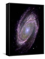 Spiral Galaxy M81, Composite Image-null-Framed Stretched Canvas