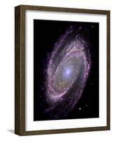 Spiral Galaxy M81, Composite Image-null-Framed Photographic Print