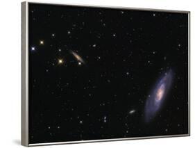 Spiral Galaxy Messier 106-Stocktrek Images-Framed Photographic Print