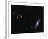 Spiral Galaxy Messier 106-Stocktrek Images-Framed Photographic Print