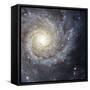 Spiral Galaxy Messier 74-Stocktrek Images-Framed Stretched Canvas