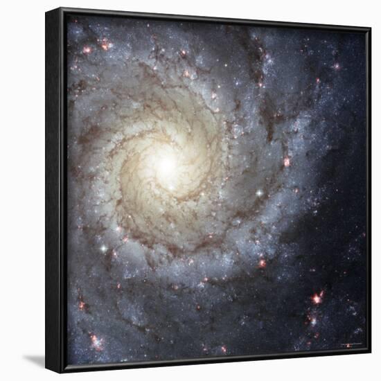 Spiral Galaxy Messier 74-Stocktrek Images-Framed Photographic Print