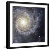 Spiral Galaxy Messier 74-Stocktrek Images-Framed Photographic Print