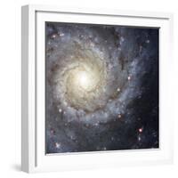 Spiral Galaxy Messier 74-Stocktrek Images-Framed Photographic Print