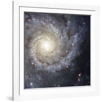 Spiral Galaxy Messier 74-Stocktrek Images-Framed Photographic Print