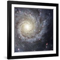 Spiral Galaxy Messier 74-Stocktrek Images-Framed Photographic Print