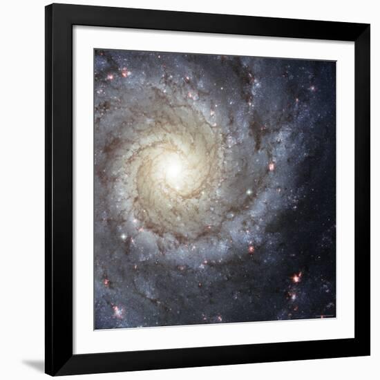 Spiral Galaxy Messier 74-Stocktrek Images-Framed Photographic Print