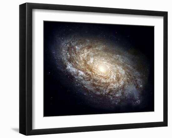 Spiral Galaxy NGC 4414-null-Framed Photographic Print