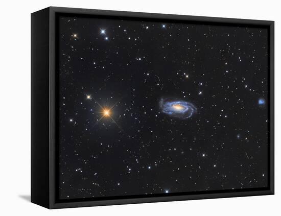 Spiral Galaxy Ngc 5033 in the Constellation Canes Venatici-null-Framed Stretched Canvas