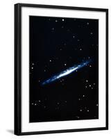 Spiral Galaxy Viewed Edge On-null-Framed Photographic Print