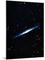 Spiral Galaxy Viewed Edge On-null-Mounted Photographic Print