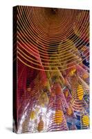Spiral Incense Sticks at Ong Temple, Can Tho, Mekong Delta, Vietnam, Indochina-Yadid Levy-Stretched Canvas